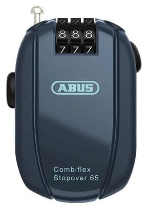 Abus Combiflex StopOver 65 Cable Lock Blue