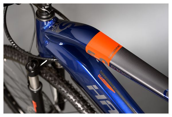Haibike SDuro Cross 5.0 Hybrid Touring Bike Shimano Deore / XT 10S 500 Wh 700 mm Blue Orange 2020