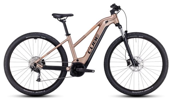 Cube Reaction Hybrid Performance 625 Trapeze Electric Hardtail MTB Shimano Alivio 9S 625 Wh 29'' Metallic Brown 2023