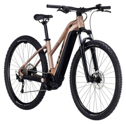 Cube Reaction Hybrid Performance 625 Trapecio MTB Eléctrica Hardtail Shimano Alivio 9S 625 Wh 29'' Marrón Metalizado 2023