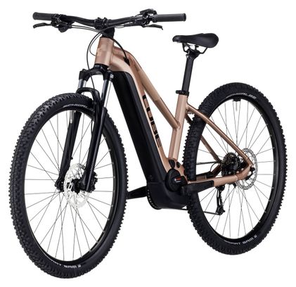 Cube Reaction Hybrid Performance 625 Trapecio MTB Eléctrica Hardtail Shimano Alivio 9S 625 Wh 29'' Marrón Metalizado 2023