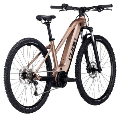 Cube Reaction Hybrid Performance 625 Trapecio MTB Eléctrica Hardtail Shimano Alivio 9S 625 Wh 29'' Marrón Metalizado 2023