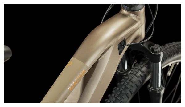 Cube Reaction Hybrid Performance 625 Trapecio MTB Eléctrica Hardtail Shimano Alivio 9S 625 Wh 29'' Marrón Metalizado 2023
