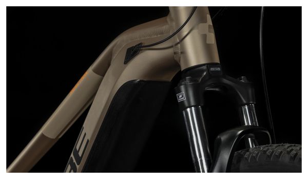 Cube Reaction Hybrid Performance 625 Trapecio MTB Eléctrica Hardtail Shimano Alivio 9S 625 Wh 29'' Marrón Metalizado 2023