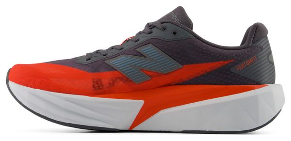 New Balance FuelCell Rebel v5 hardloopschoenen, rood/grijs, heren