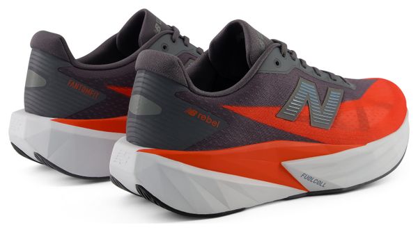 New Balance FuelCell Rebel v5 hardloopschoenen, rood/grijs, heren
