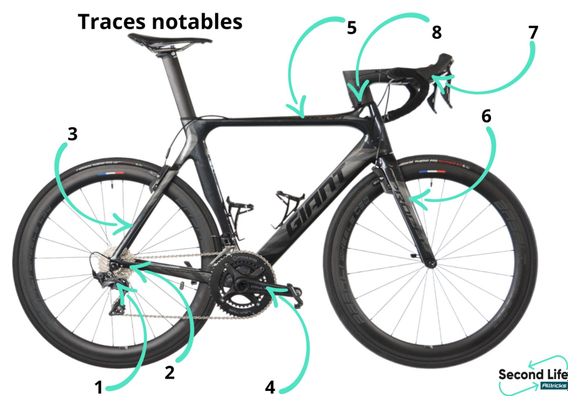 Produit Reconditionné - Vélo Route Giant Propel Advanced Pro 1 Shimano Ultegra 11V Noir 2019