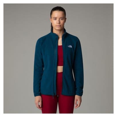 Polaire Femme The North Face 100 Glacier Full Zip Bleu