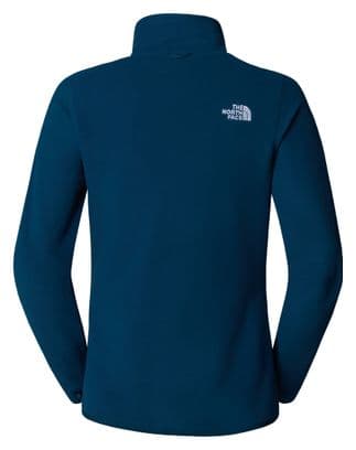 Polaire Femme The North Face 100 Glacier Full Zip Bleu