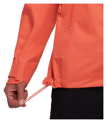 Mammut Crater Iv Hooded Orange Waterproof Jacket for Women