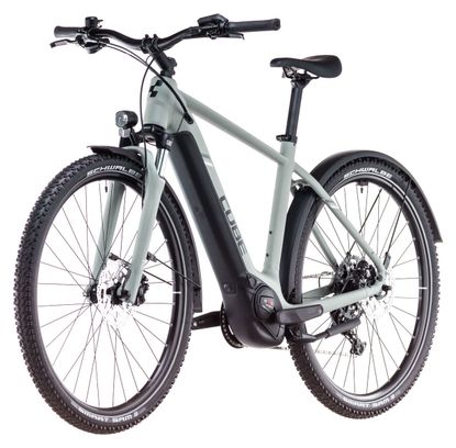 VTC Électrique Cube Nuride Hybrid Performance 500 Allroad Shimano Cues 9V 500 Wh 29'' Gris Vert Swamp 2025