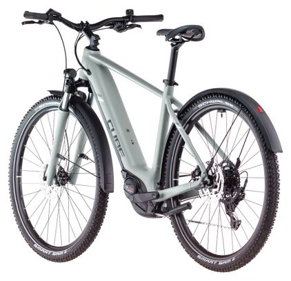 VTC Électrique Cube Nuride Hybrid Performance 500 Allroad Shimano Cues 9V 500 Wh 29'' Gris Vert Swamp 2025