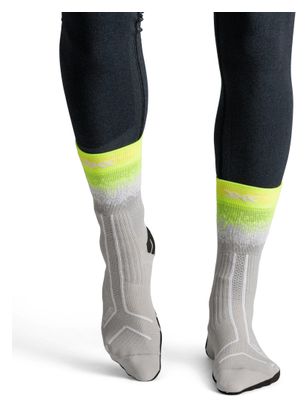X-Socks Trailrun TerraSkin Perform Crew sokken, geel/wit/grijs