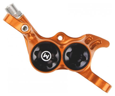 Hope RX4 Bremssattel + Post Mount Orange Mineralöl HBSPC77C