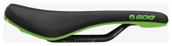 Selle SDG Bel-Air V3 - Rails aluminium - NOIR/VERT