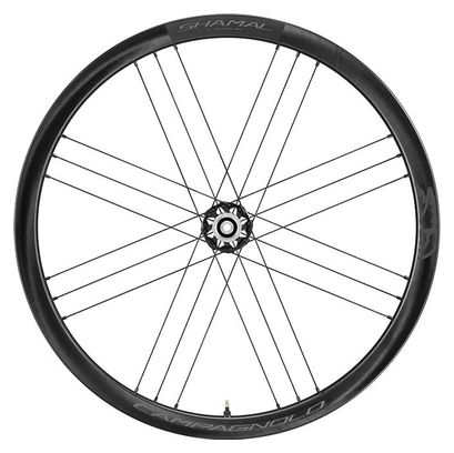 Paire de Roues Route Campagnolo Shamal Carbon Disc | 12x100 - 12x142 mm | Centerlock