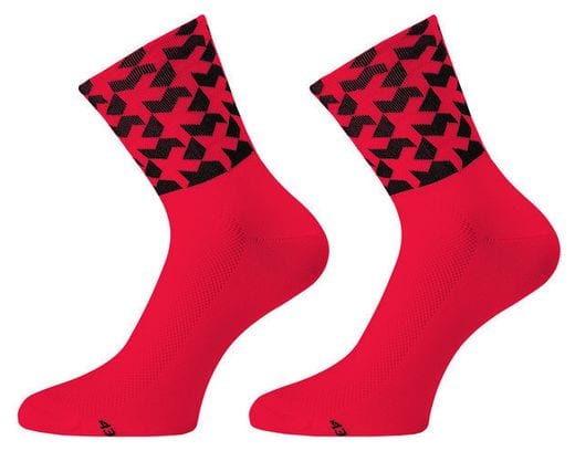 Chaussettes Assos Monogram Evo Rouge