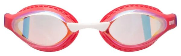 Arena Air Speed Mirror Swim Goggles Yellow/Coral