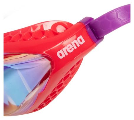Arena Air Speed Mirror Swim Goggles Yellow/Coral
