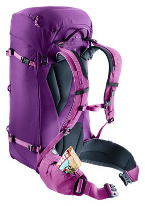 Borsa da alpinismo Deuter Guide 32+8 SL Donna Viola