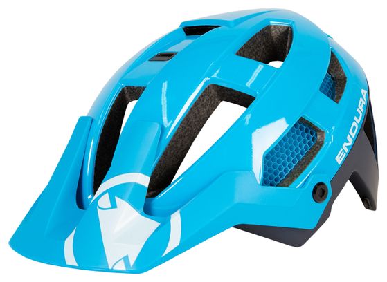 Endura SingleTrack Helm Elektrisch blauw