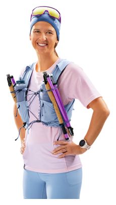 Sac d'hydratation Deuter Traick 9 SL Bleu Femme