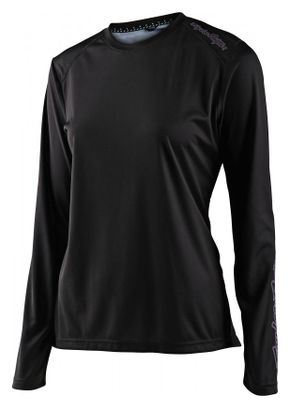 Women's Long Sleeve Jersey Troy Lee Designs Lilium Black