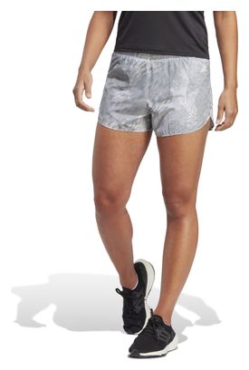 adidas running Adizero 3in Split Short Blanco Mujer