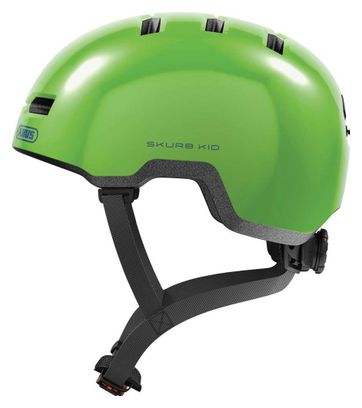 Abus Skurb Kid Helmet Shiny Green / Green