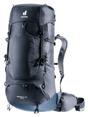 Sac de Randonnée Deuter Aircontact Lite 50 + 10 Noir Bleu