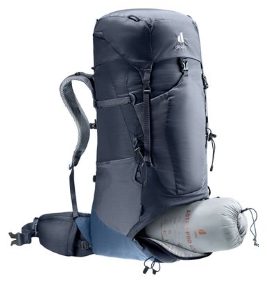 Sac de Randonnée Deuter Aircontact Lite 50 + 10 Noir Bleu