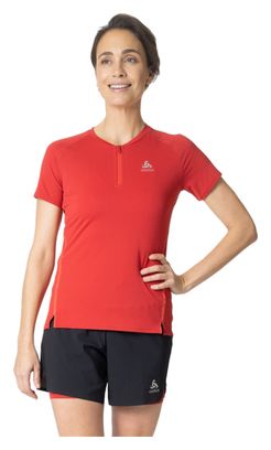 Odlo X-Alp Trail 1/2 Zip Jersey Red