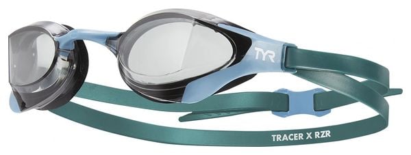 Gafas de competición Tyr Tracer-X RZR para adulto, color verde