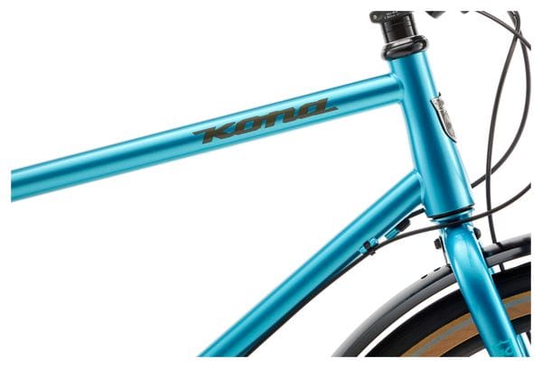 Bicicleta Fitness City Kona Dr Dew Shimano Deore 12V 650mm Azul 2023