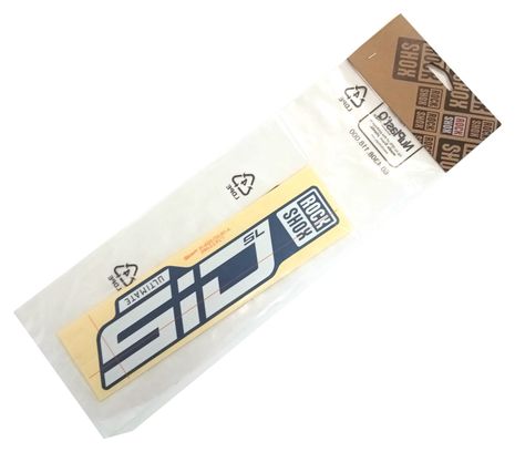 RockShox BoXXer 27/29'' Decal Kit Wit Blauw