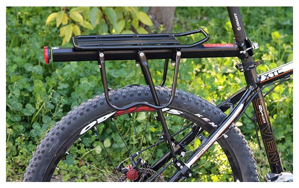 Porte-bagages vélo noir VTT/Vélo de ville - jusqu'à 30 KG