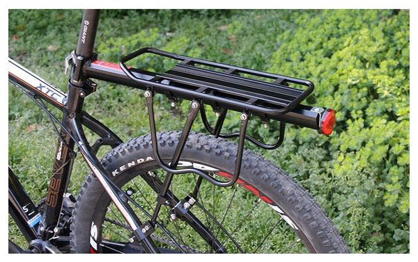 Porte-bagages vélo noir VTT/Vélo de ville - jusqu'à 30 KG