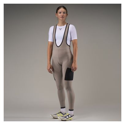 Cuissard Long Cargo Femme Lebram Off-Road Beige
