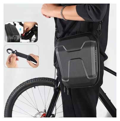 Sacoche de guidon WILD MAN vélo étanche 3 L noire
