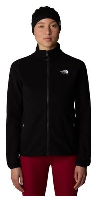 The North Face 100 Glacier Full Zip Fleecejacke Schwarz