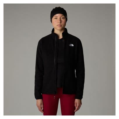 The North Face 100 Glacier Full Zip Fleecejacke Schwarz