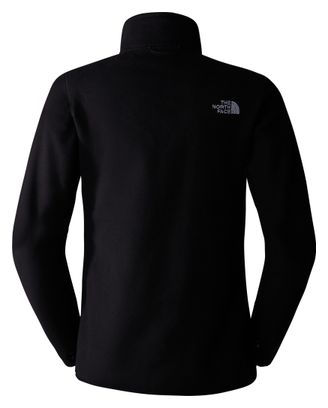 The North Face 100 Glacier Full Zip Fleecejacke Schwarz