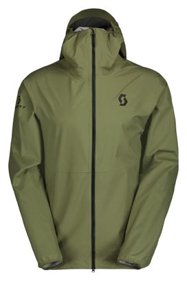 Heren Scott Explorair Light 2.5L Waterdichte Jas Groen