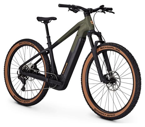 Elektro-Hardtail-Mountainbike Focus Jarifa² 6.7 X Shimano 9V 800Wh Bosch 100Nm 29'' Khaki/Schwarz 2026