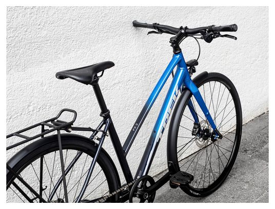 Vélo Fitness Trek FX 3 EQ Disc Stagger Shimano Deore 10V 700 mm Bleu / Noir Dnister 2023
