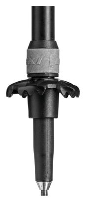 Bastones de senderismo plegables Leki Makalu Fx Carbon Antichoc, negros (110-130 cm)