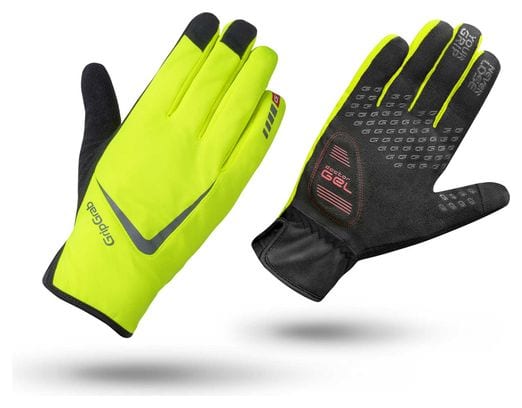 GripGrab CloudBurst Waterproof Long Gloves Hi-Vis Yellow
