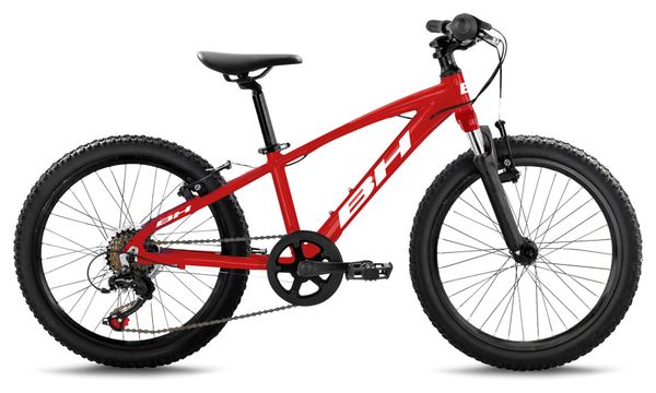 Kinder Mountainbike BH Expert Junior Susp Shimano Tourney 7V 20'' Rot/Weiß