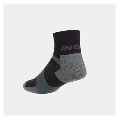 Inov 8 Active Mid Grey/Black socks