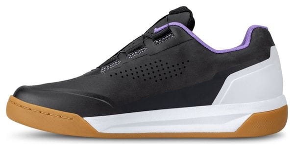 Scarpe da pedale piatte da donna Scott Volt Evo Flat Boa Nero/Bianco